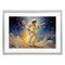 Stupell Industries Space Astronaut Musician Framed Print Under Glass, design by Angie Hawke